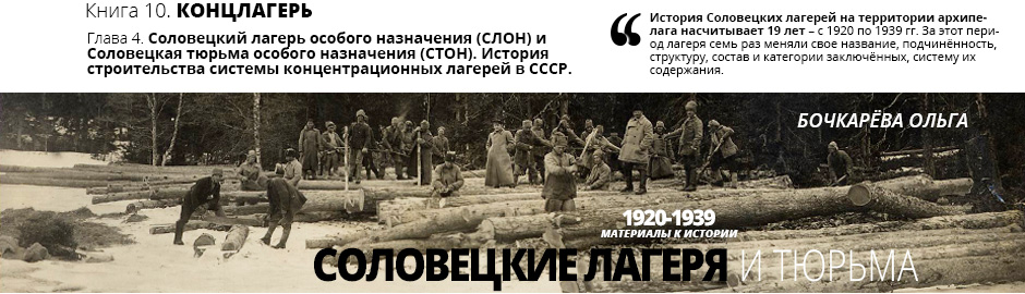 Топ-фото: Соловецкие лагеря и тюрьма в 1920-1939 годах